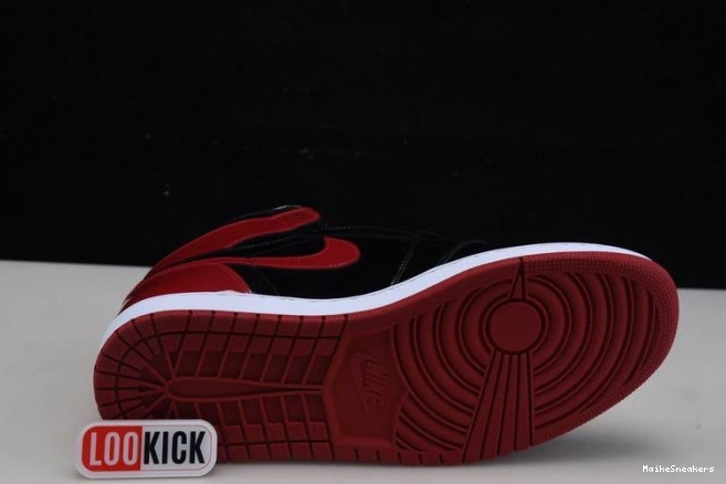 MaikeSneakers Patent 555088-063 Jordan 1 High Bred OG Air 0629